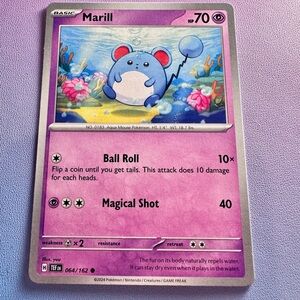 marill - 064/162 (common) — pokemon: temporal forces